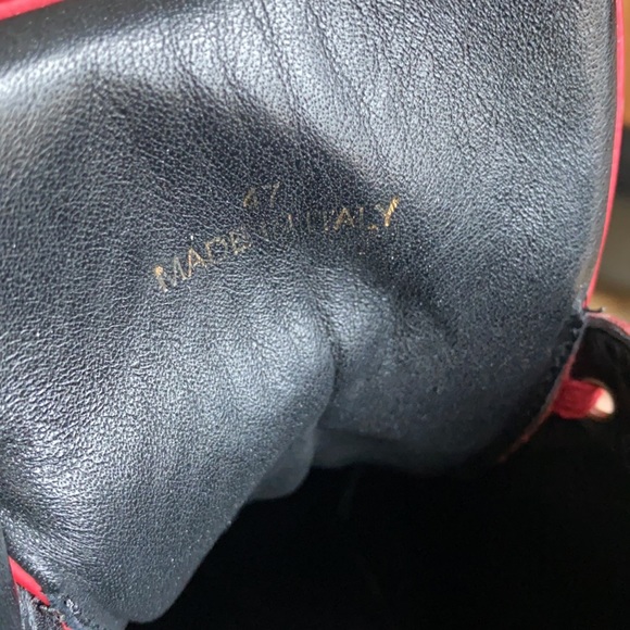 JIMMY CHOO High Top Leather Runners - Picture 6 of 7